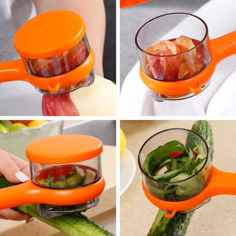 Vegetable Peeler With Container