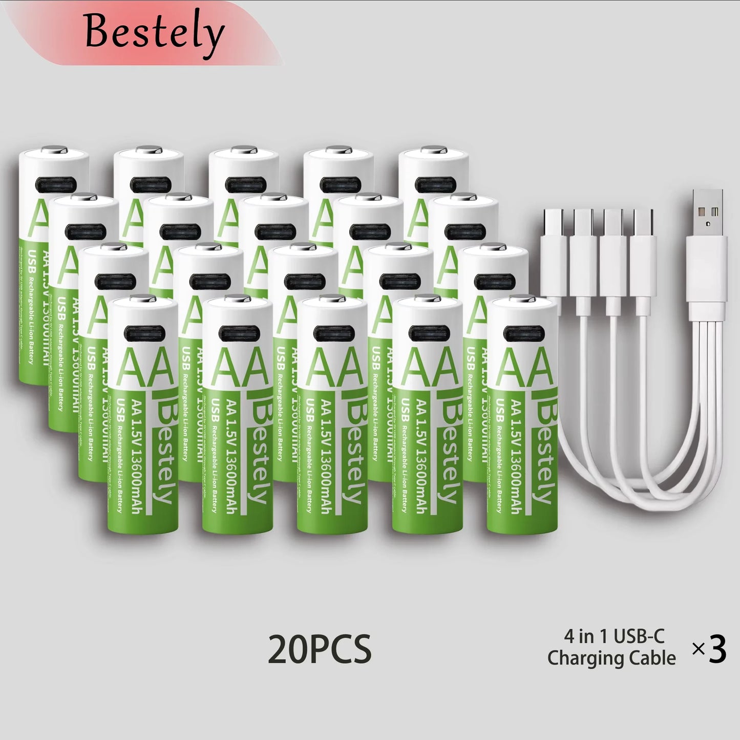 VoltCycle AA: USB-C Rechargeable Power