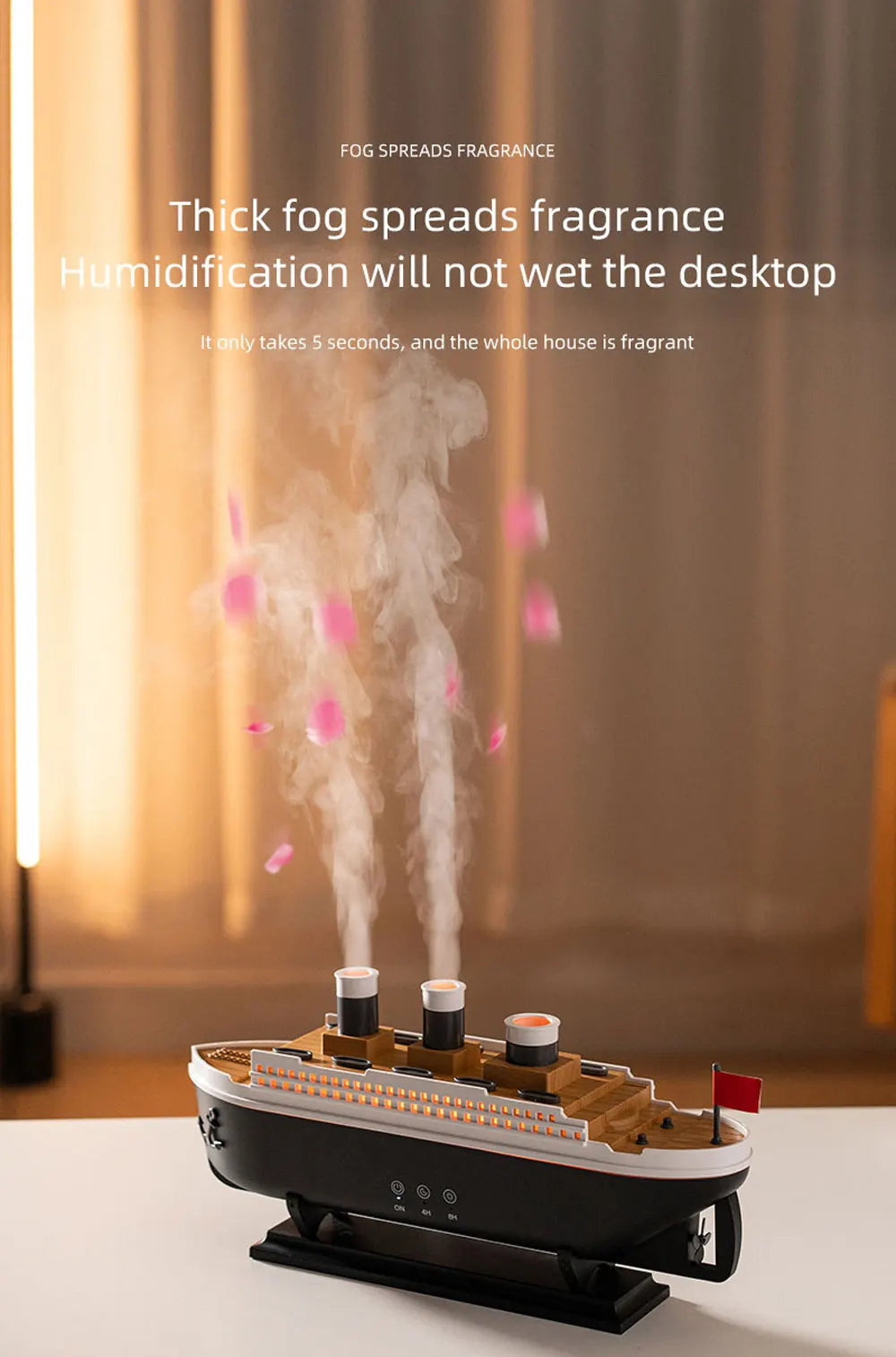 Titanic Aura: Jellyfish Smoke Ring Diffuser