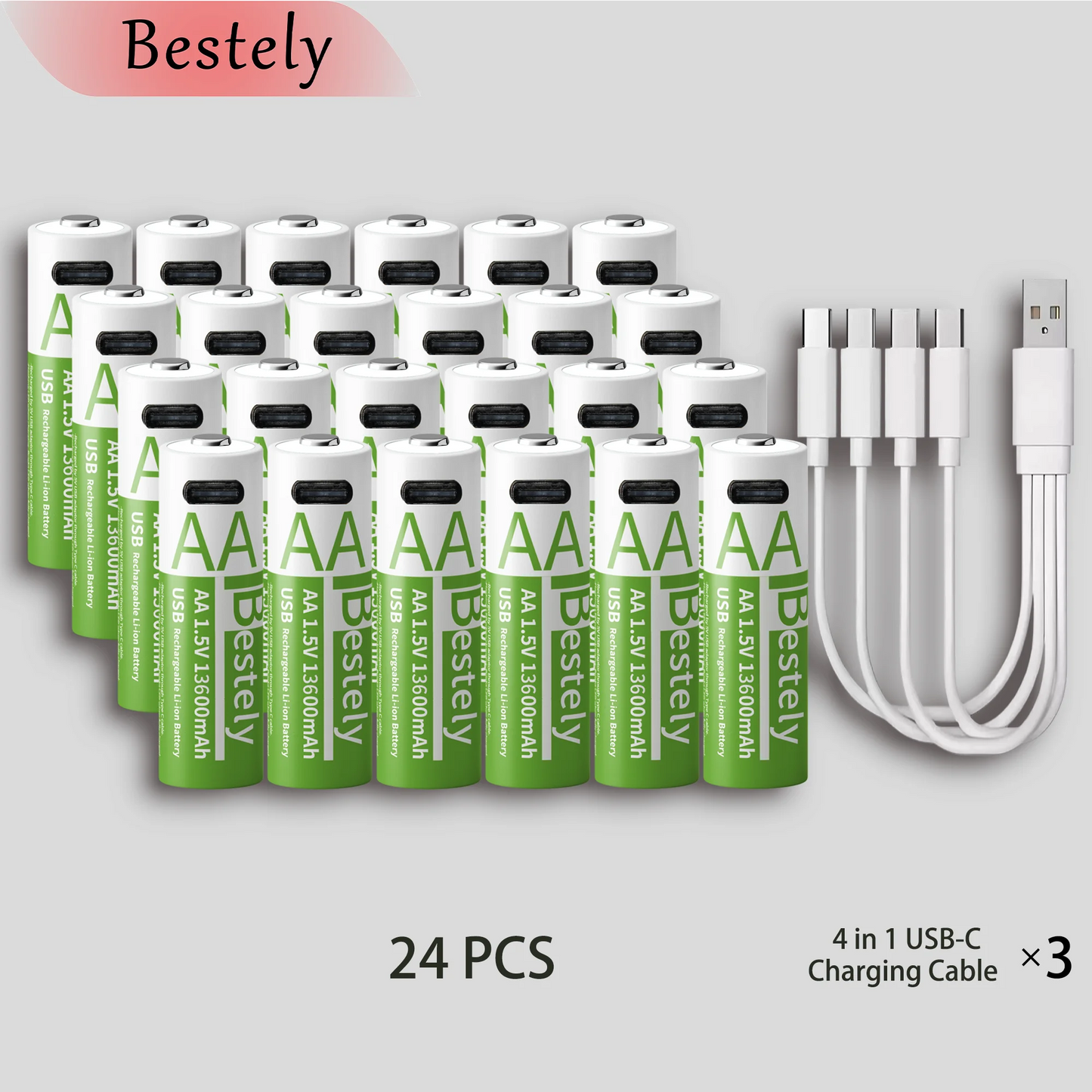 VoltCycle AA: USB-C Rechargeable Power
