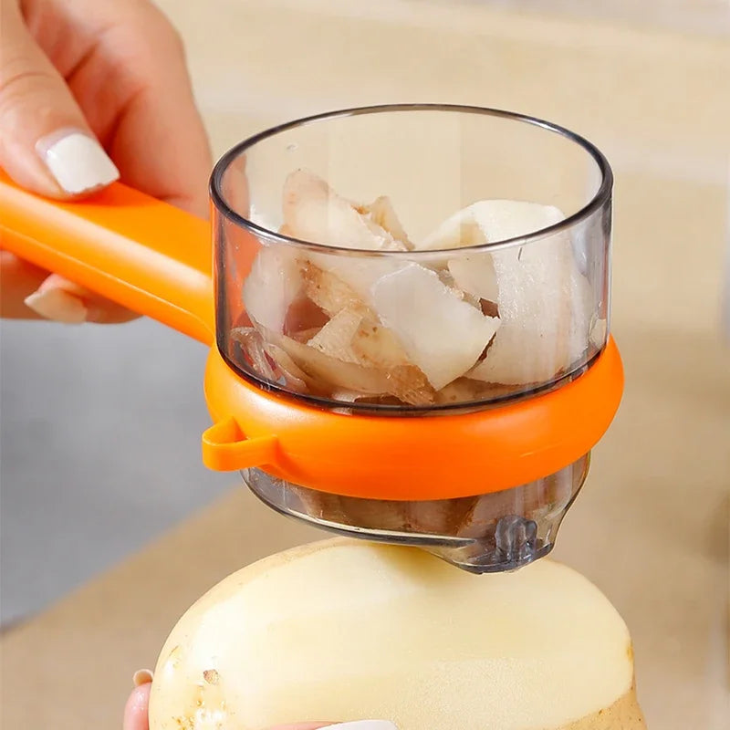 Vegetable Peeler With Container