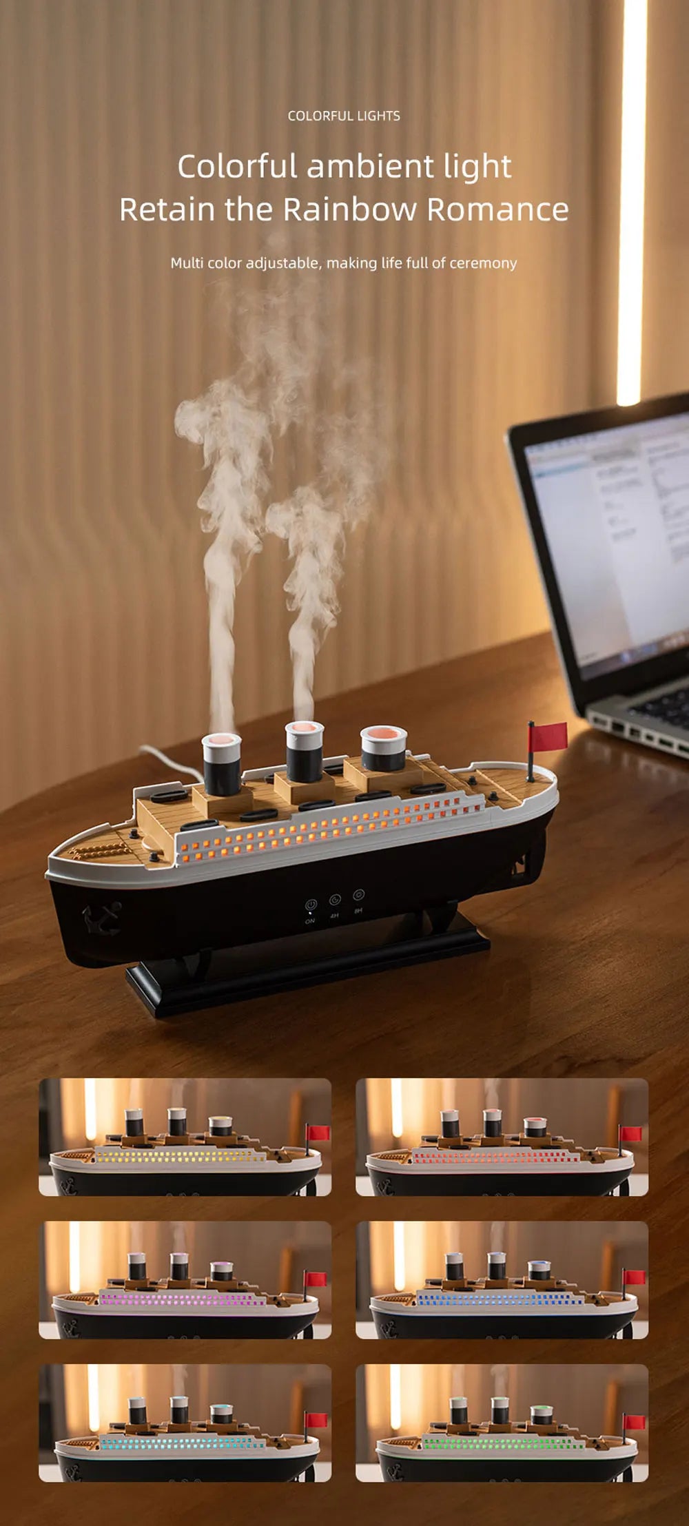Titanic Aura: Jellyfish Smoke Ring Diffuser
