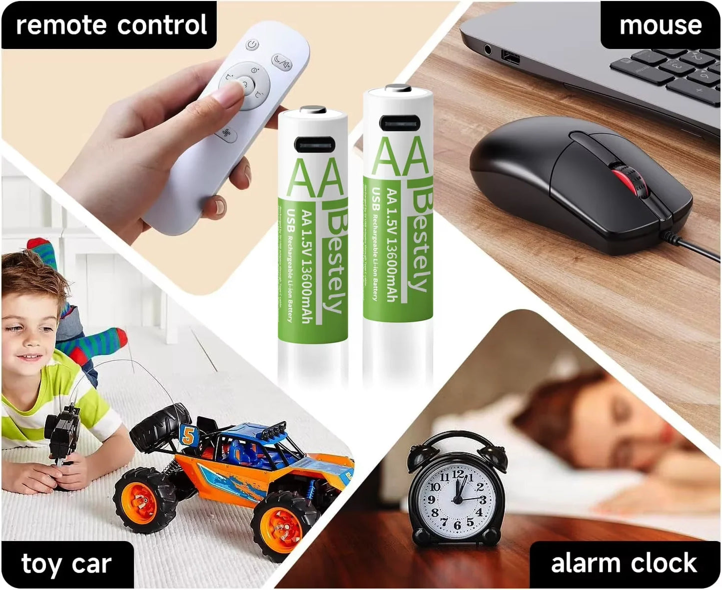 VoltCycle AA: USB-C Rechargeable Power