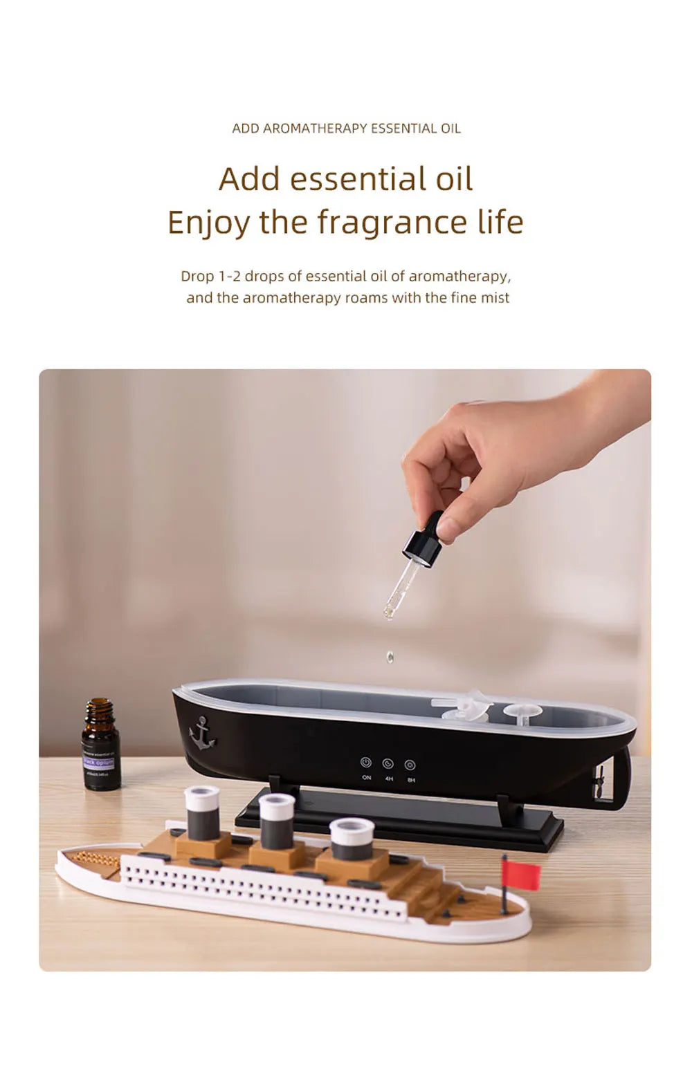 Titanic Aura: Jellyfish Smoke Ring Diffuser