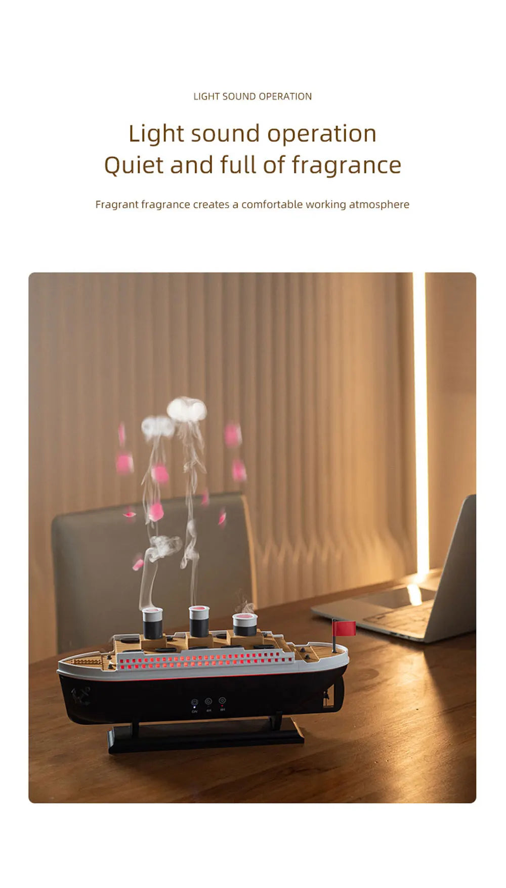 Titanic Aura: Jellyfish Smoke Ring Diffuser