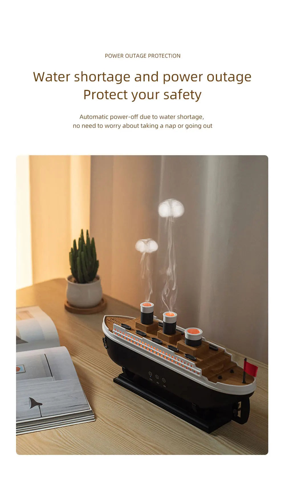 Titanic Aura: Jellyfish Smoke Ring Diffuser