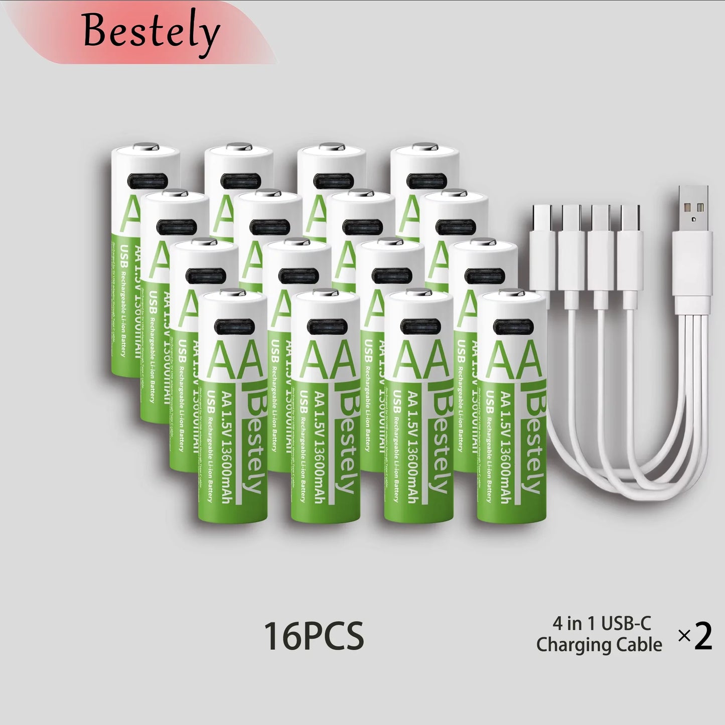 VoltCycle AA: USB-C Rechargeable Power