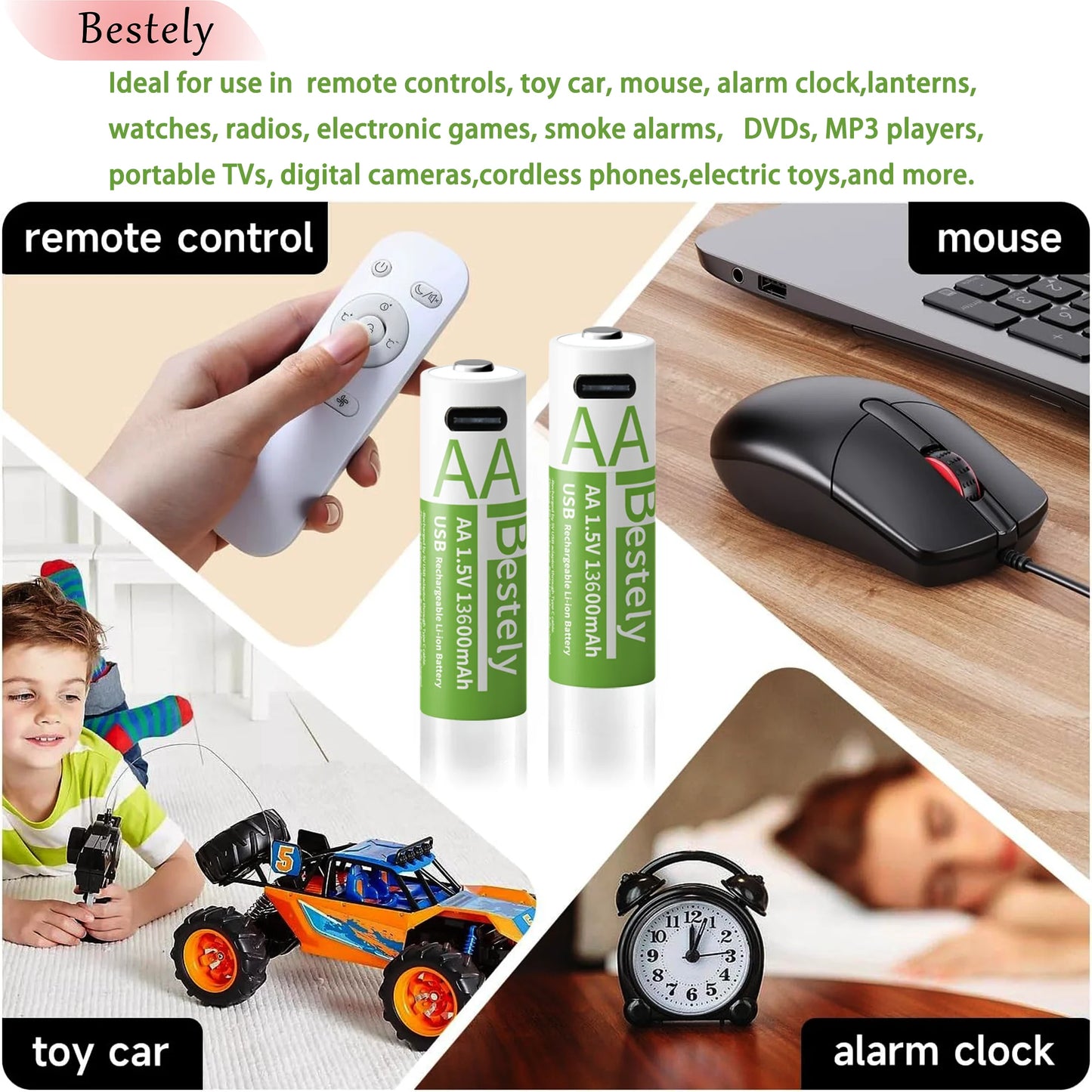 VoltCycle AA: USB-C Rechargeable Power