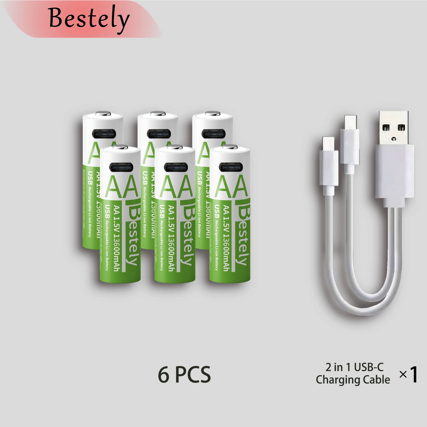 VoltCycle AA: USB-C Rechargeable Power