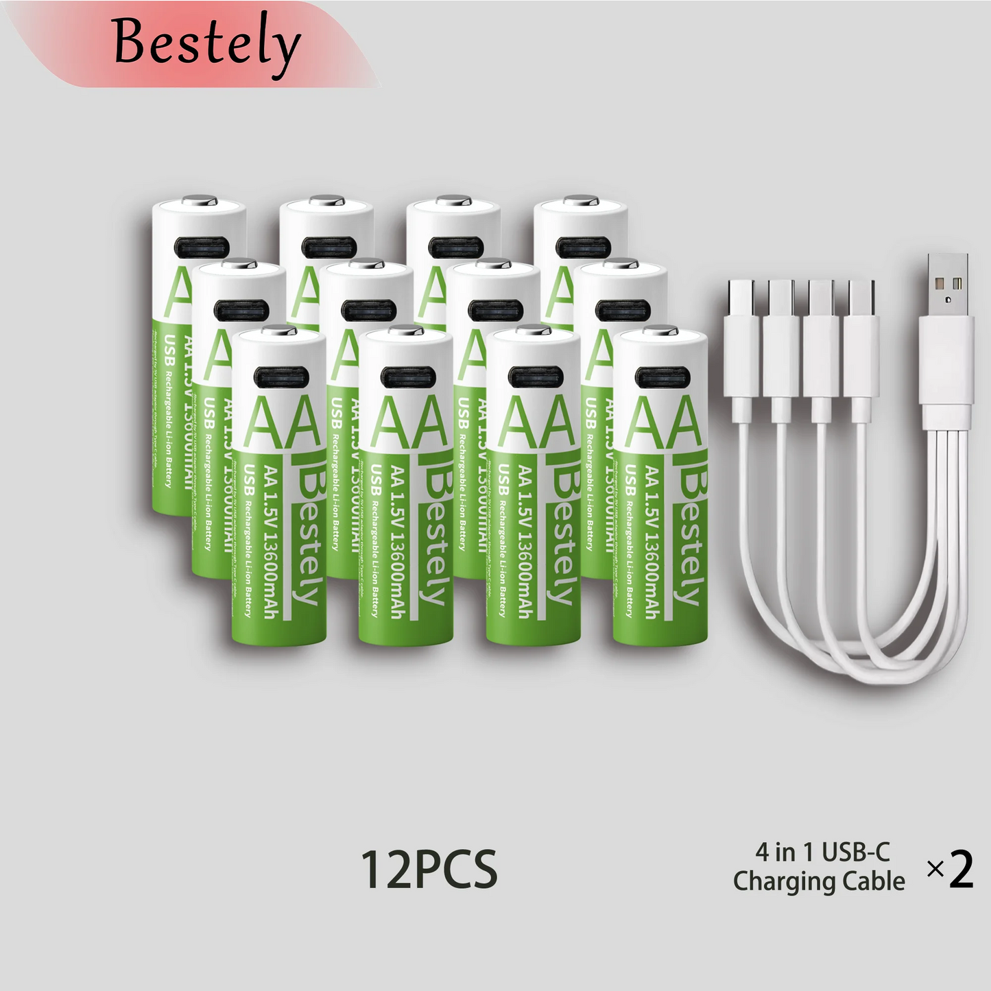 VoltCycle AA: USB-C Rechargeable Power