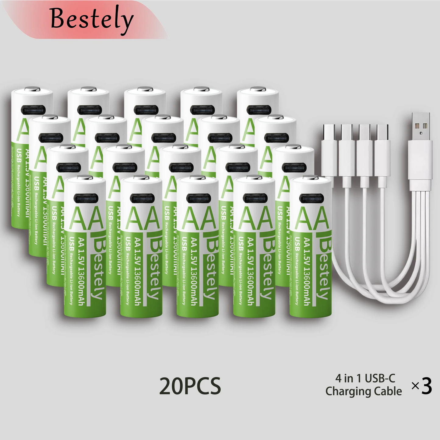 VoltCycle AA: USB-C Rechargeable Power