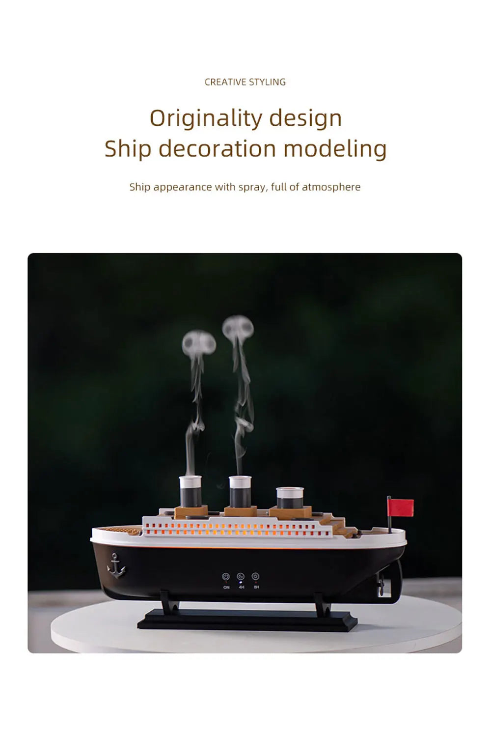 Titanic Aura: Jellyfish Smoke Ring Diffuser