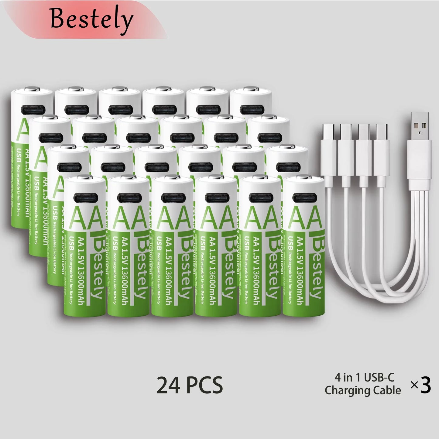 VoltCycle AA: USB-C Rechargeable Power