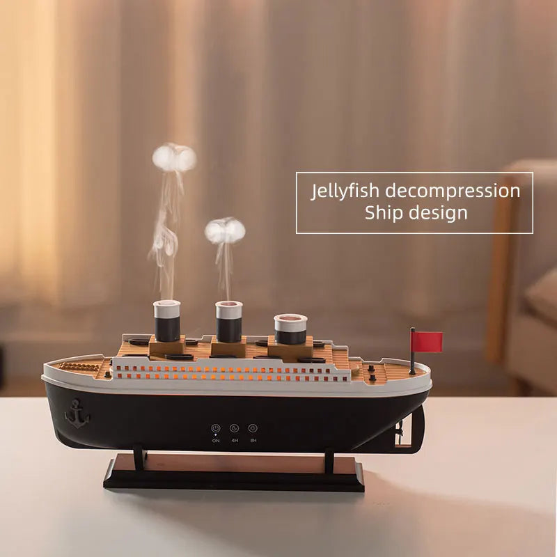 Titanic Aura: Jellyfish Smoke Ring Diffuser