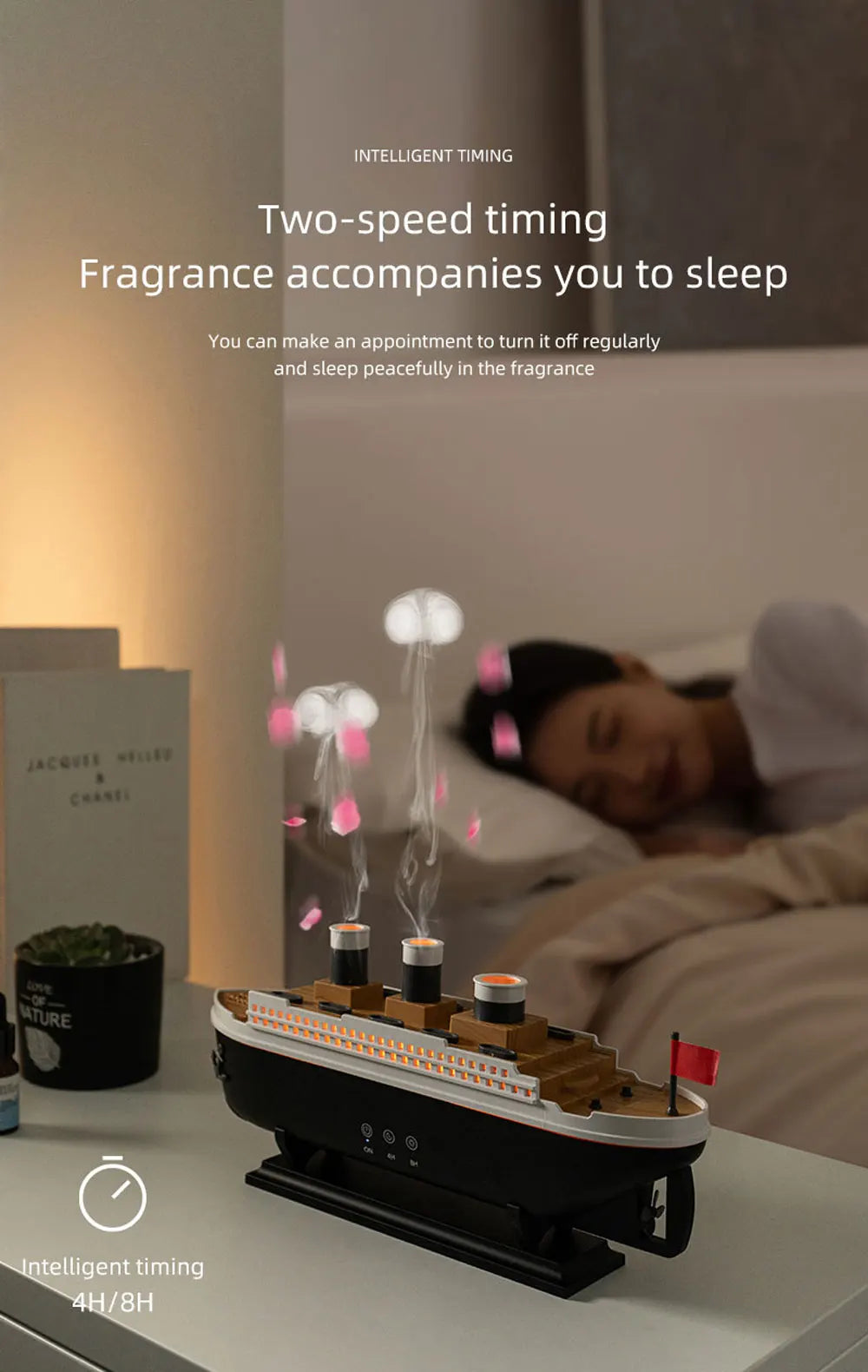 Titanic Aura: Jellyfish Smoke Ring Diffuser