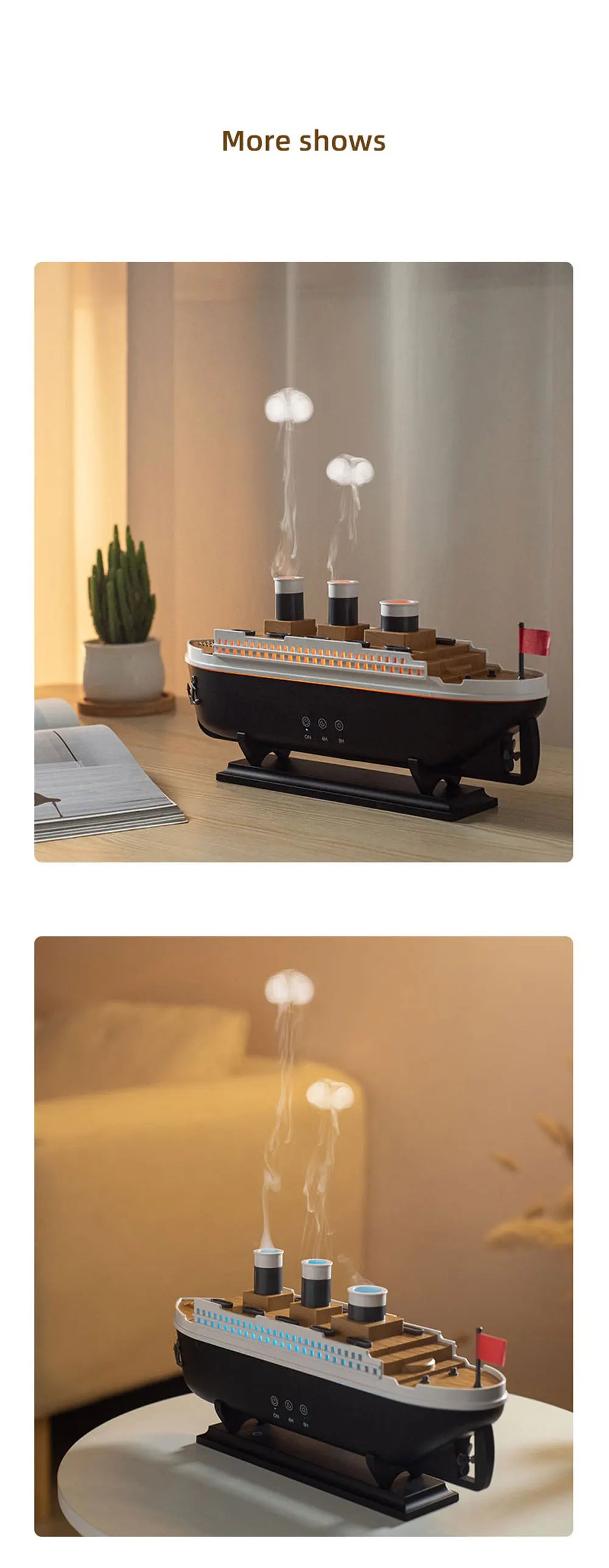 Titanic Aura: Jellyfish Smoke Ring Diffuser