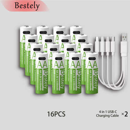 VoltCycle AA: USB-C Rechargeable Power