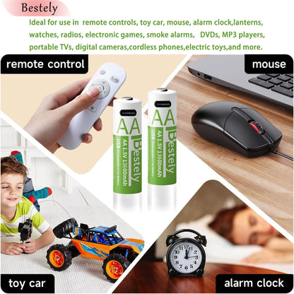 VoltCycle AA: USB-C Rechargeable Power